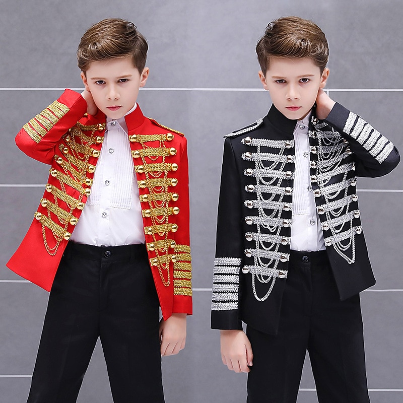 2025年 男の子 3D 平織り コート 長袖 春 秋 クール コットン 子供 3〜12年 レギュラー コレクション – $80.99 –P1