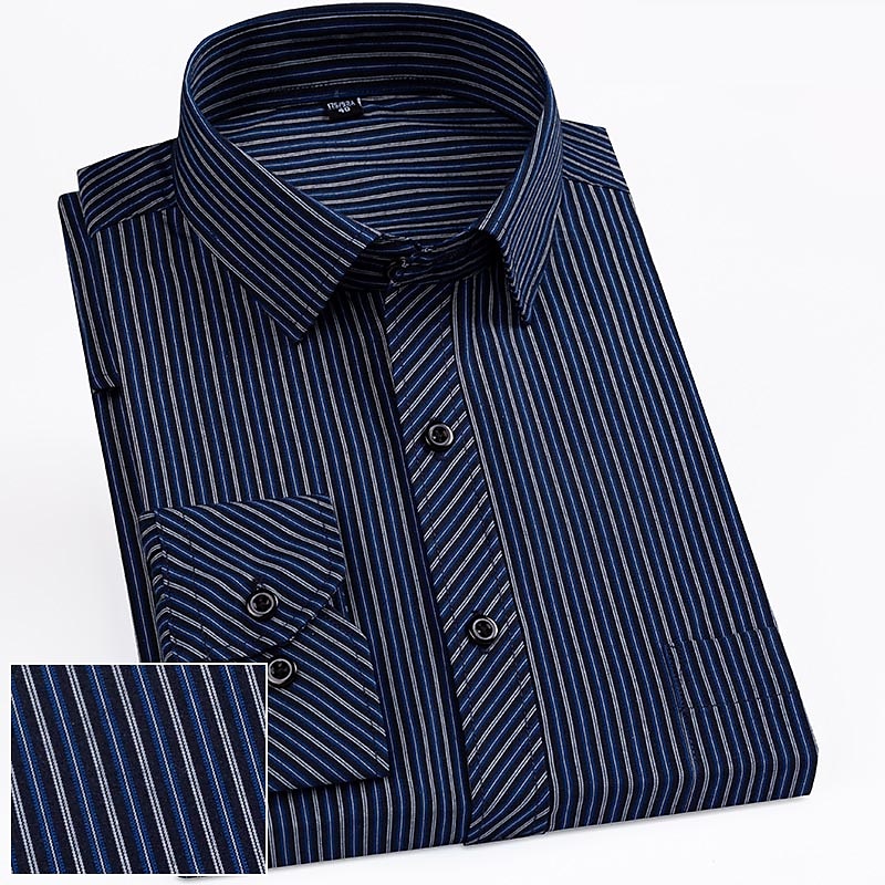 Herren Oberhemd Hemd Kragenhemd Grafik-Drucke Hochzeit Arbeit A B C D Langarm Quadratischer Ausschnitt Ganzjährig Bekleidung 2025 - $22.99 –P2