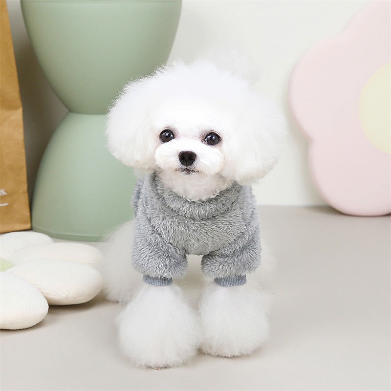 Hunder Katter Gensere Kjeledresser Jumper søt stil Søt Vinter Myk Bekvem Hverdag Fritid / hverdag Hundeklær for Husky Labrador malamute golden retriever Dalmatiner 2025 - $13.49 –P7