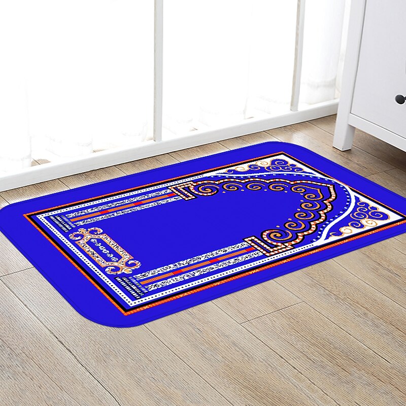 muslimsk bønneteppe flanell baderomstepper tepper badematte badetepper anti-skli kjøkkenmatter baderomsmatte baderomstepper for halloween-dekorasjon 2025 - $30.99 –P7