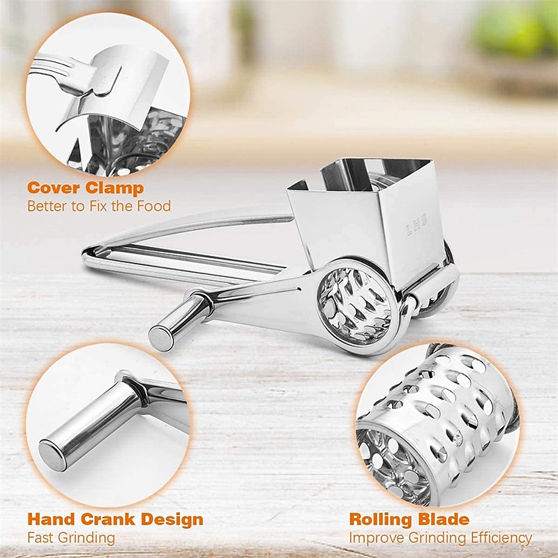 Hand-Cranked Rotating Cheese Graters Creative Kitchen Cheese