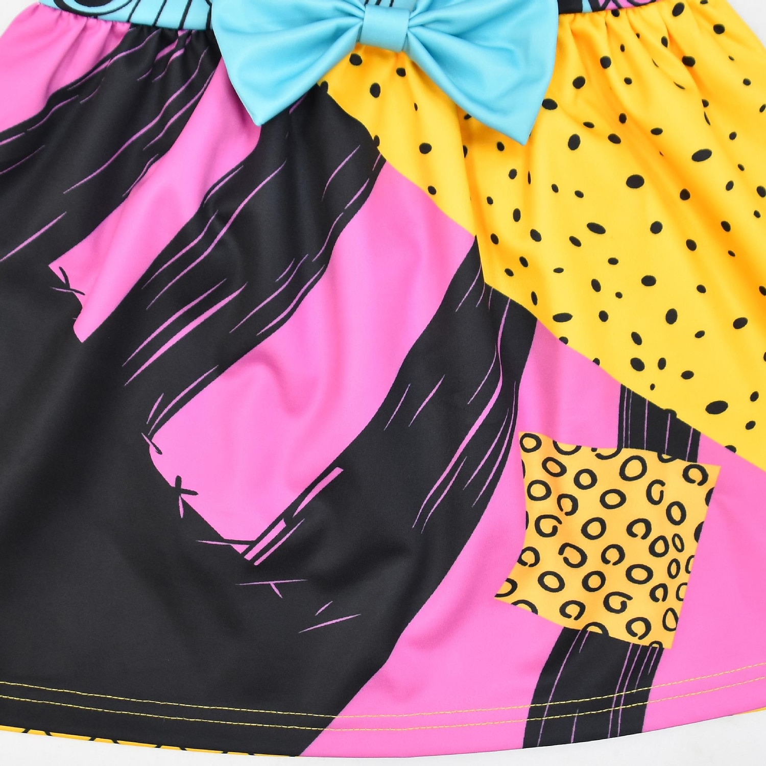 أطفال للفتيات فستان كارتون جماجم بدون كم عطلة الهالووين كوستيوم قطن غير متماثل فستان شكل حرف A الصيف الربيع 2-8 سنوات أسود وردي بلاشيهغ 2025 - $23.99 –P8