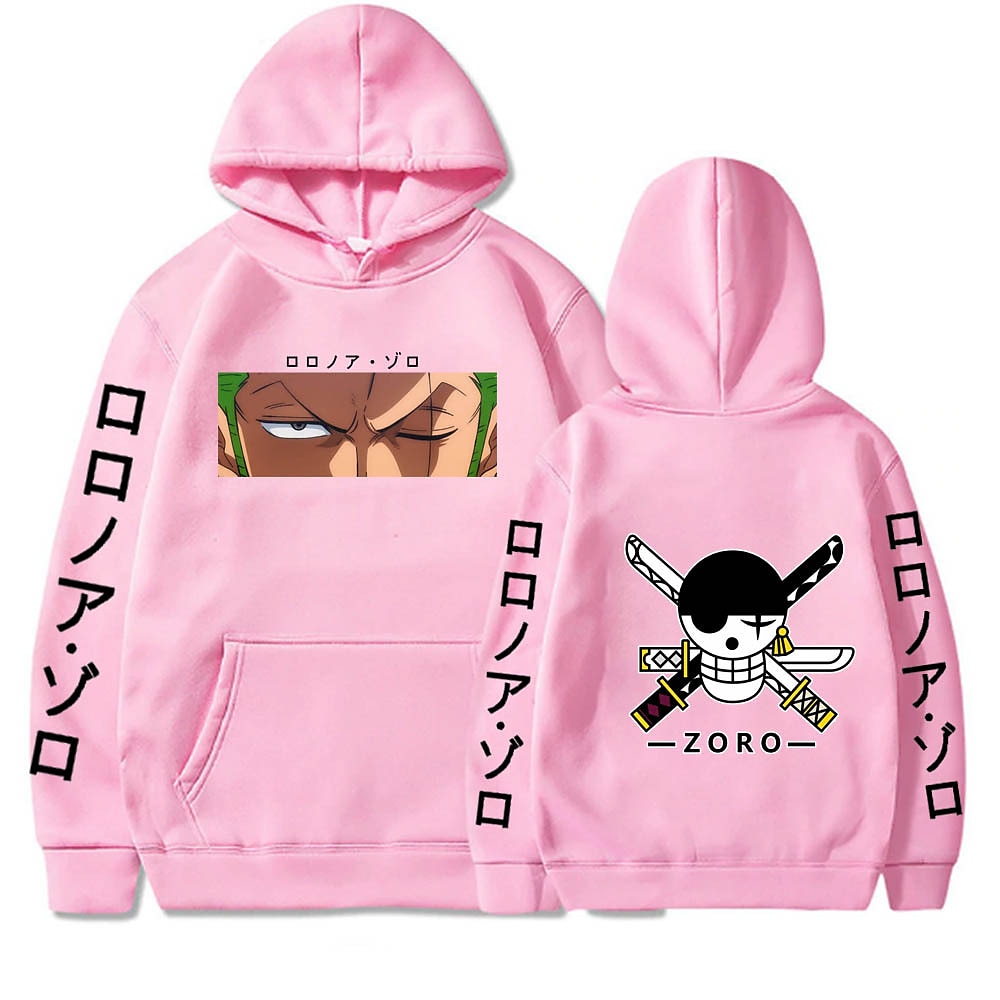 set con roronoa zoro felpa oversize con cappuccio e bracciale in pu calzini 3 pezzi abiti one piece scimmia d. stampe grafiche anime rufy che stampano stile harajuku per uomo, donna, adulto, unisex, del 2025 a $39.99 –P5
