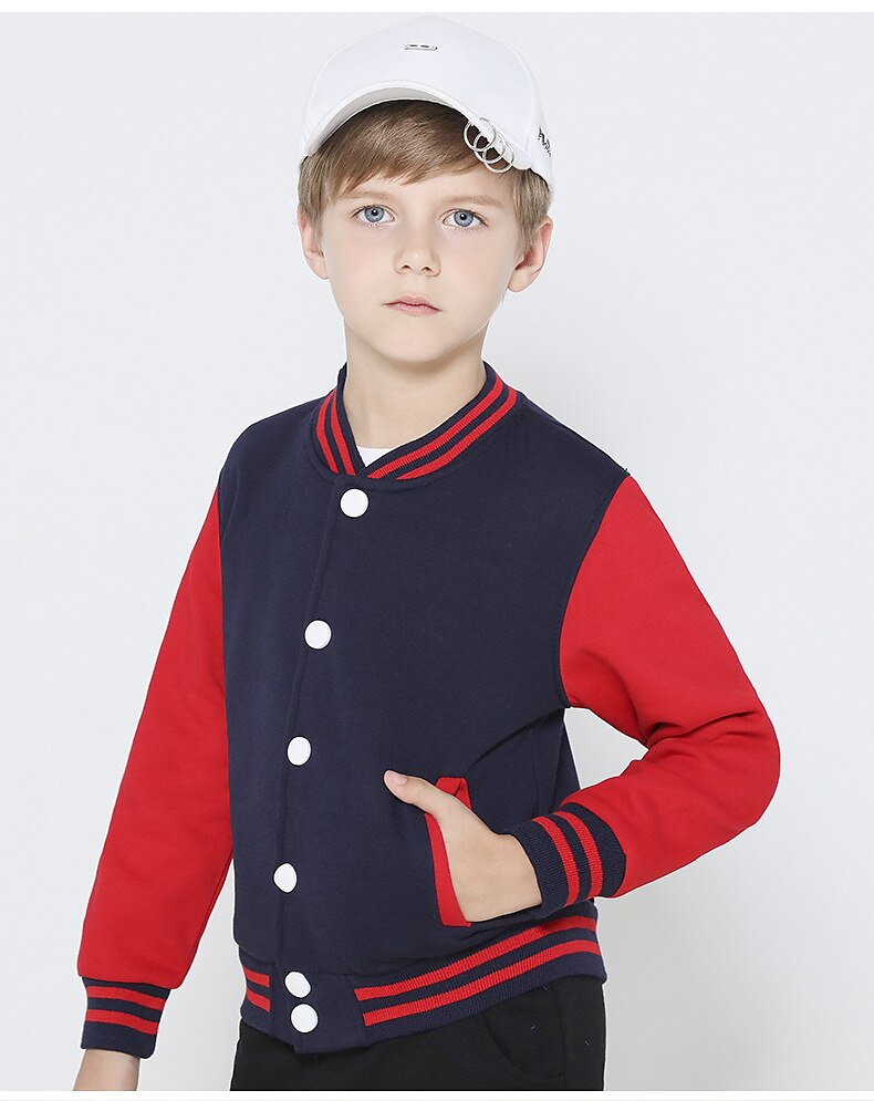 Jungen 3D Gestreift Mantel Langarm Herbst Aktiv Vintage Kinder Schule Täglich 2025 - $28.99 –P6