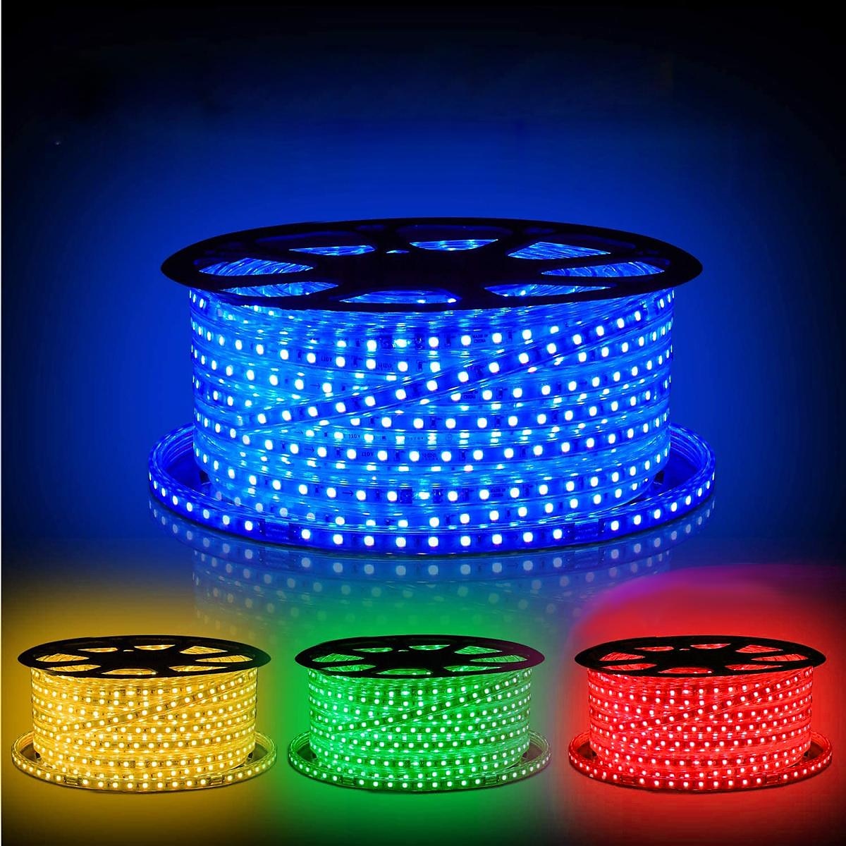 LED Strip Light Plug in Outdoor Waterproof IP67 AC220V 4040 LED Strip Light Diode Tape Holiday Decorative Light LED String with 60led / m with EU Plug 2025 - $15.99 –P11