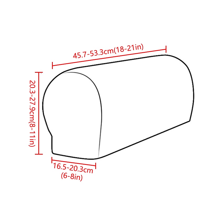 stretch armlenetrekk spandex vanntette armtrekk til stoler burgunder rød sofa sofa lenestol slipcovers for recliner sofa sett med 2 stk 2025 - $10.99 -P1