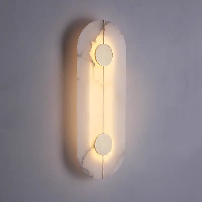 LED-Wandleuchte aus Marmor, moderne LED-Wandleuchte für den Innenbereich, Wandleuchten für Schlafzimmer und Wohnzimmer 2026 - $232.29 –P10