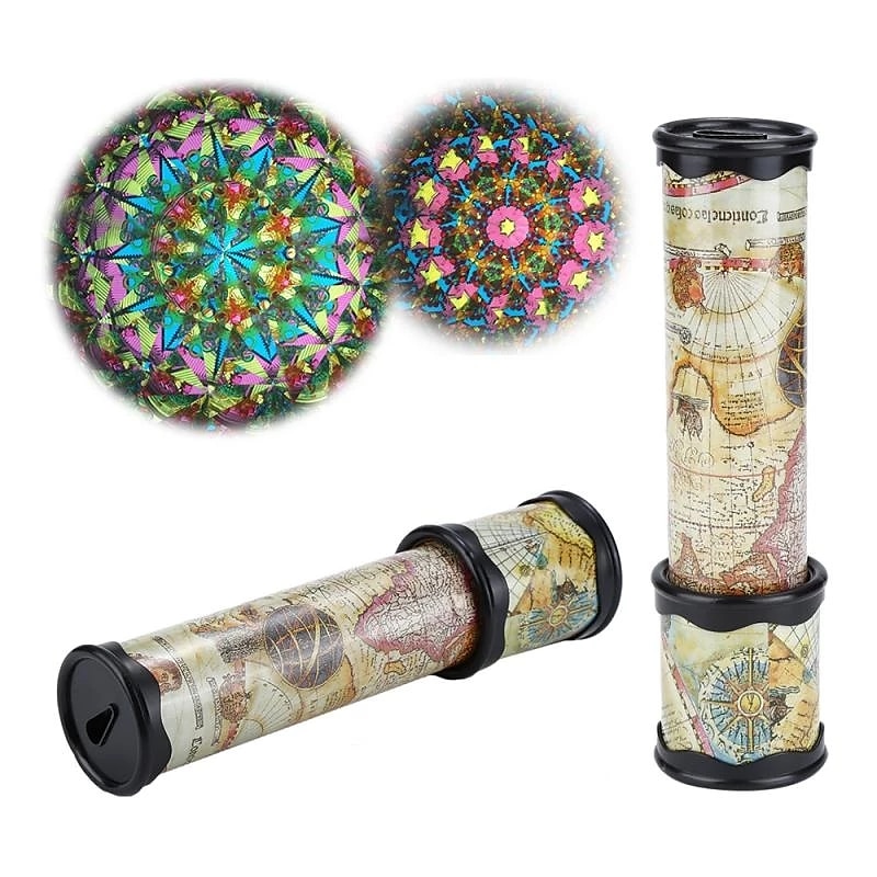 3 pcs New Scalable Rotation Kaleidoscope  Magic Changeful Adjustable Fancy Colored World Toys For Children Autism Kid Puzzle Toy 2025 - $25.99 –P2
