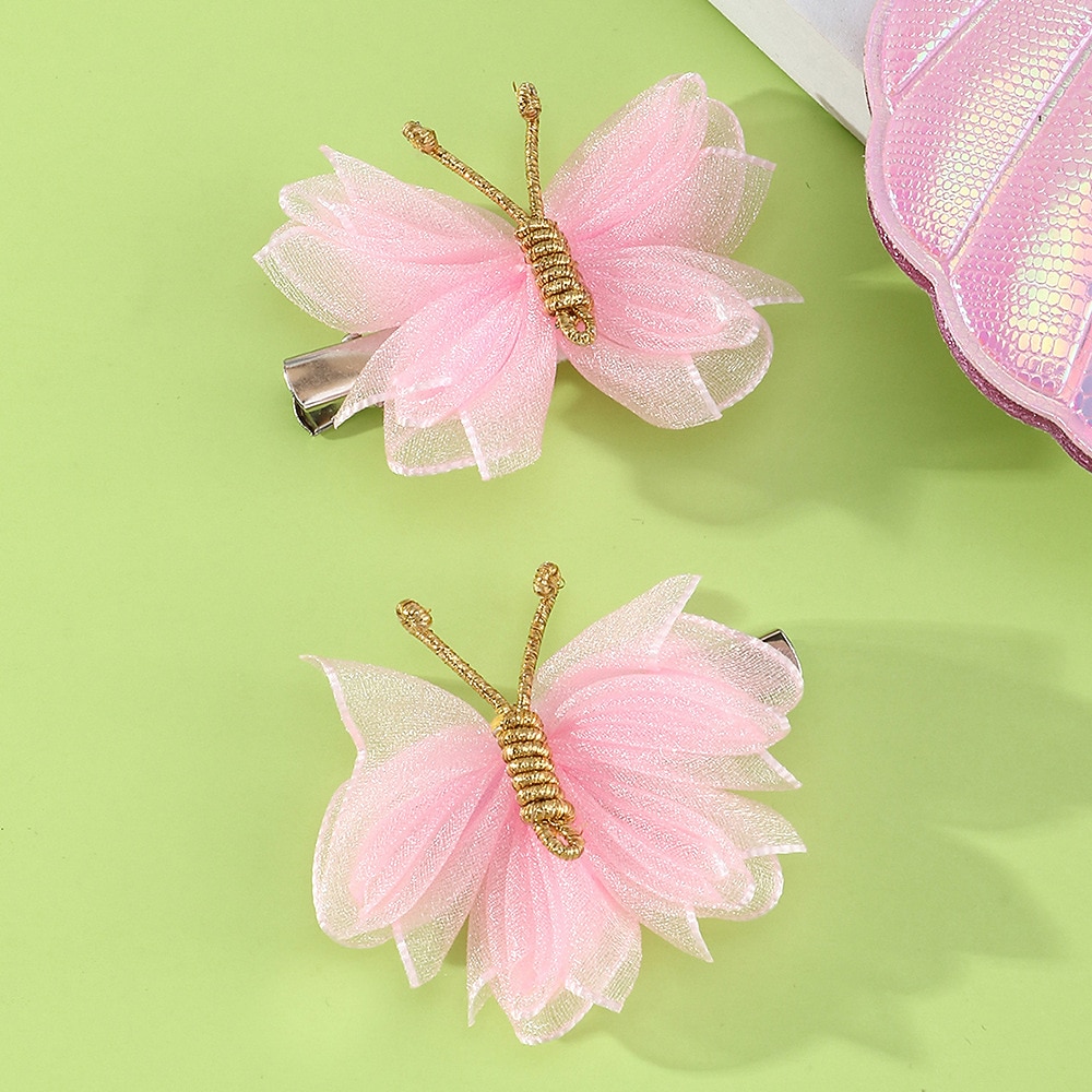 Kinder Mädchen Süß Täglich Farbblock Polyester Haarzubehör Purpur / Rosa / Gelb Einheitsgröße 2025 - $3.49 –P3