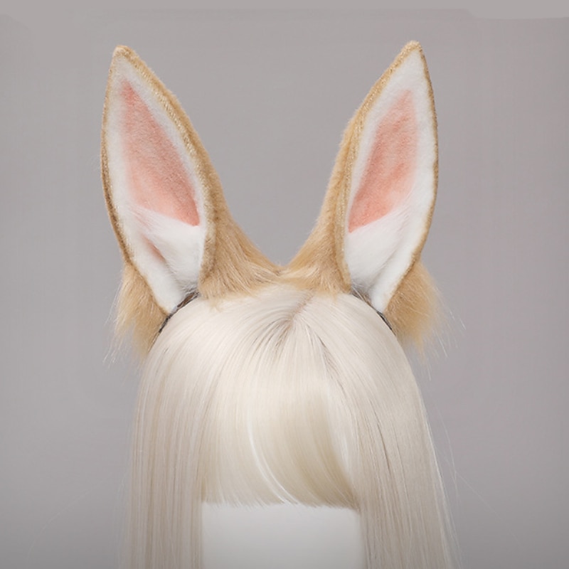 králičí uši lolita cosplay roztomilý králičí uši sponky do vlasů velikonoční párty vlasový doplněk čelenka pro ženy dívky karneval 2025 - $25.99 –P1