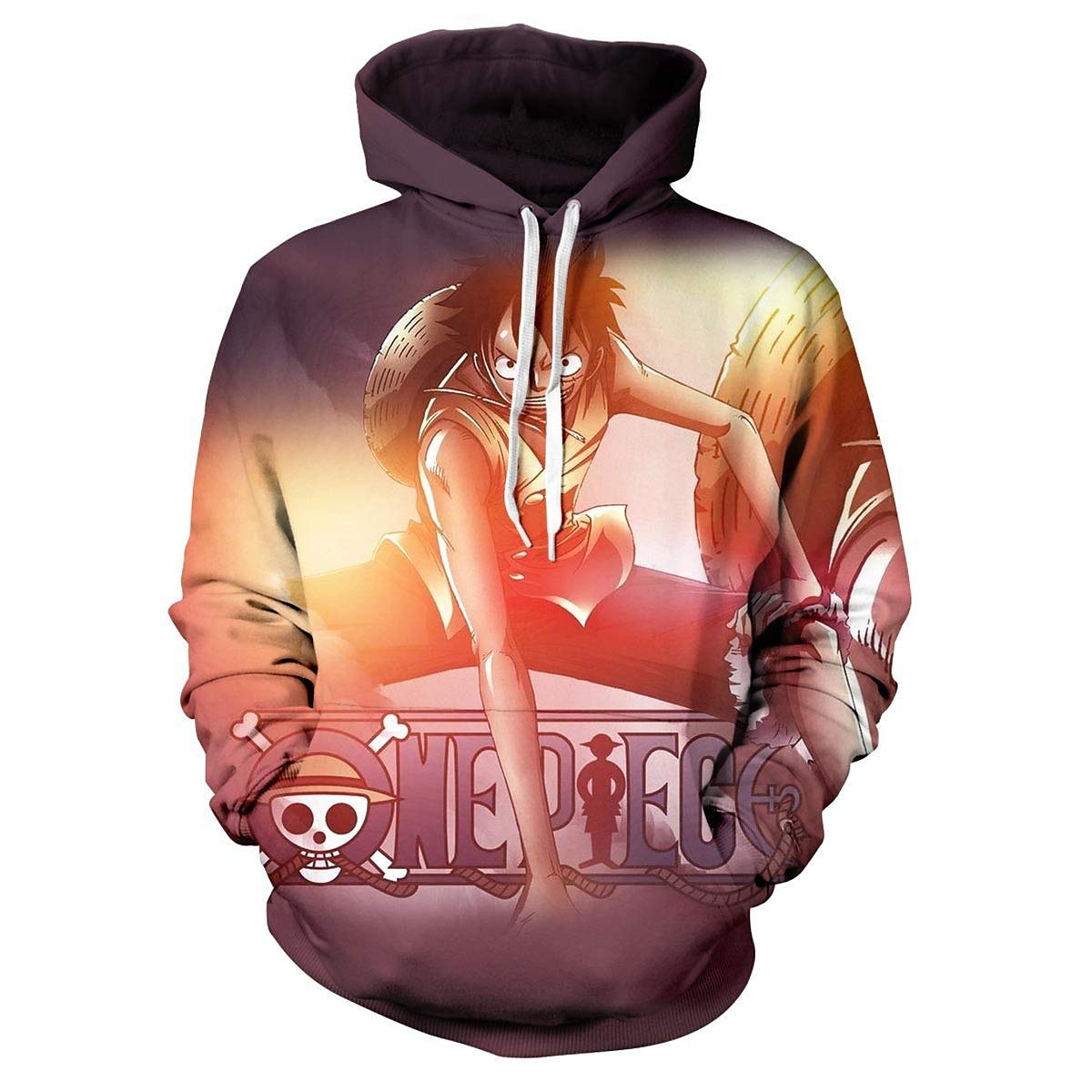 One Piece Pellicola: rosso Monkey D.Rufy Felpa con cappuccio Cartone animato Manga Manga 3D Tasca frontale Grafica Per Da coppia Per uomo Per donna Per adulto Stampa 3D del 2025 a $34.99 –P4
