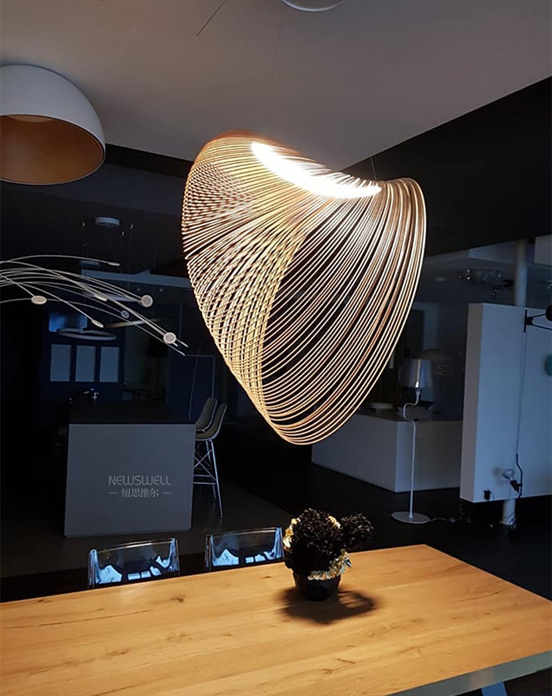 80cm sirkel / rund design pendel lys tre led moderne 220-240v 2026 - $599.99 –P3