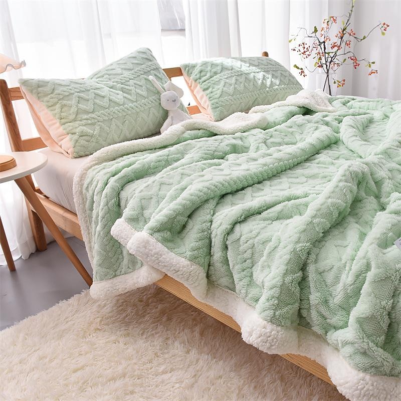 Sage discount green blankets