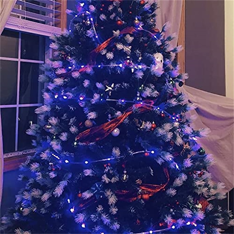 LED Rope Lights LED String Lights Outdoor Waterproof IP65 Christmas Fairy Lights 30m-300Leds 22m-200Leds 12m-100Leds 7m-50Leds 8 Modes Battery Powered Dimmable/Timer with Remote for Party 2025 - GBP £14.65 –P3