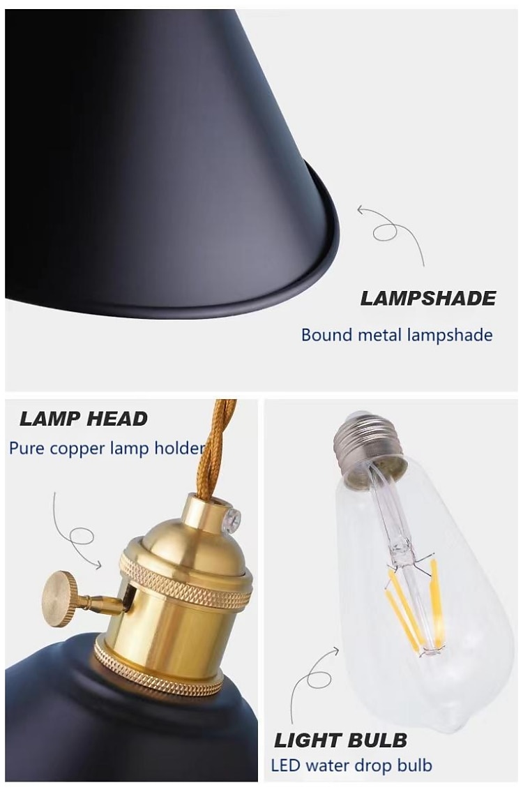 Lightinthebox Wall Lamps Wall Sconces Metal Wall Light Nordic Style 110-120V 220-240V 60 W / CE Certified / E26 / E27 2025 - $46.99 –P2