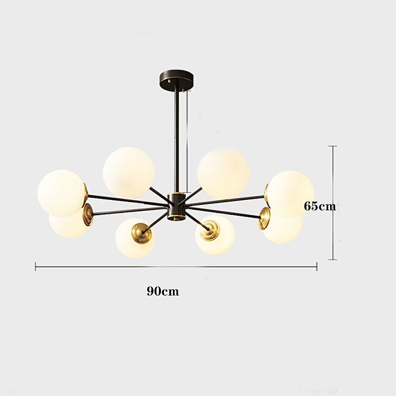 70 cm-es függőlámpás kivitelű csillár réz sárgaréz modern 220-240v 2025 - $326.69 –P2