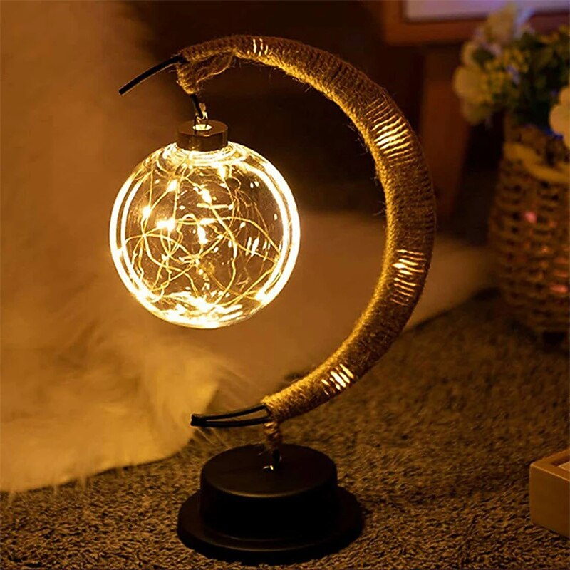 Lâmpada lunar encantada lâmpada de lua led para crianças luz noturna lâmpada de galáxia pendurada lâmpada de lua lua mágica presente de lembrança de luz noturna para decoração de casa (lâmpada de lua) de 2025 por $18.49 –P8