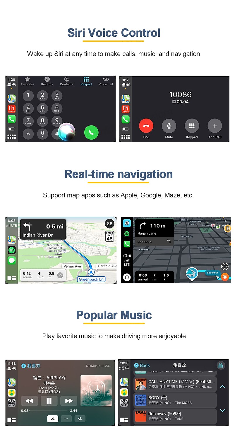 2025年 carlinkit ワイヤレス 有線 carplay ドングル cpc200-ccpa ccpm for apple android auto carplay smart link usb ドングルアダプタ for navigation media player mirrorlink  コレクション – $71.99 –P9