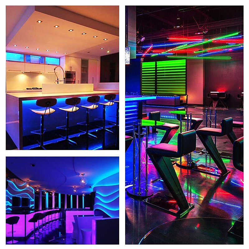 LED סטריפ חכם אורות 10m 20m 30m rgb music sync 12v led strip 5050 smd צבע משתנה LED עם מתאם בקר Bluetooth לחדר שינה ביתי טלוויזיה אחורית תאורת diy decor 2025 - $33.99 –P1
