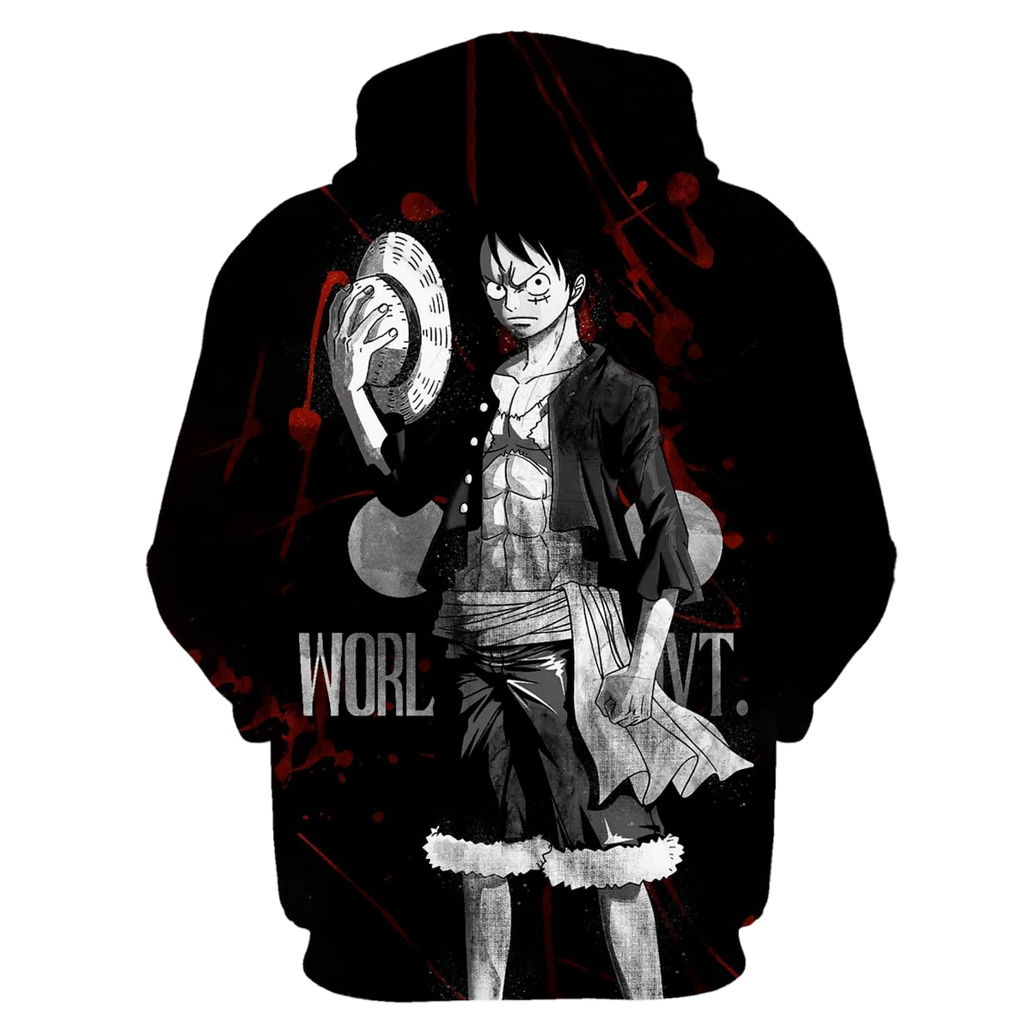 One Piece Film: Rood Portgas D. Ace Trui met capuchon Cartoon Manga Anime 3D Voorvak Grafisch Voor Voor Stel Voor heren Dames Volwassenen 3D afdrukken 2025 - $33.99 –P10