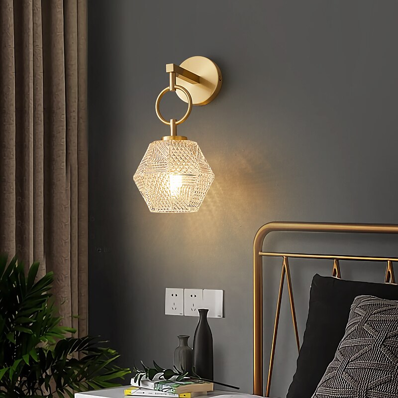 Luzes de parede interior estilo nórdico moderno interior sala de estar quarto luz de parede de cobre 220-240v de 2025 por $205.69 –P10