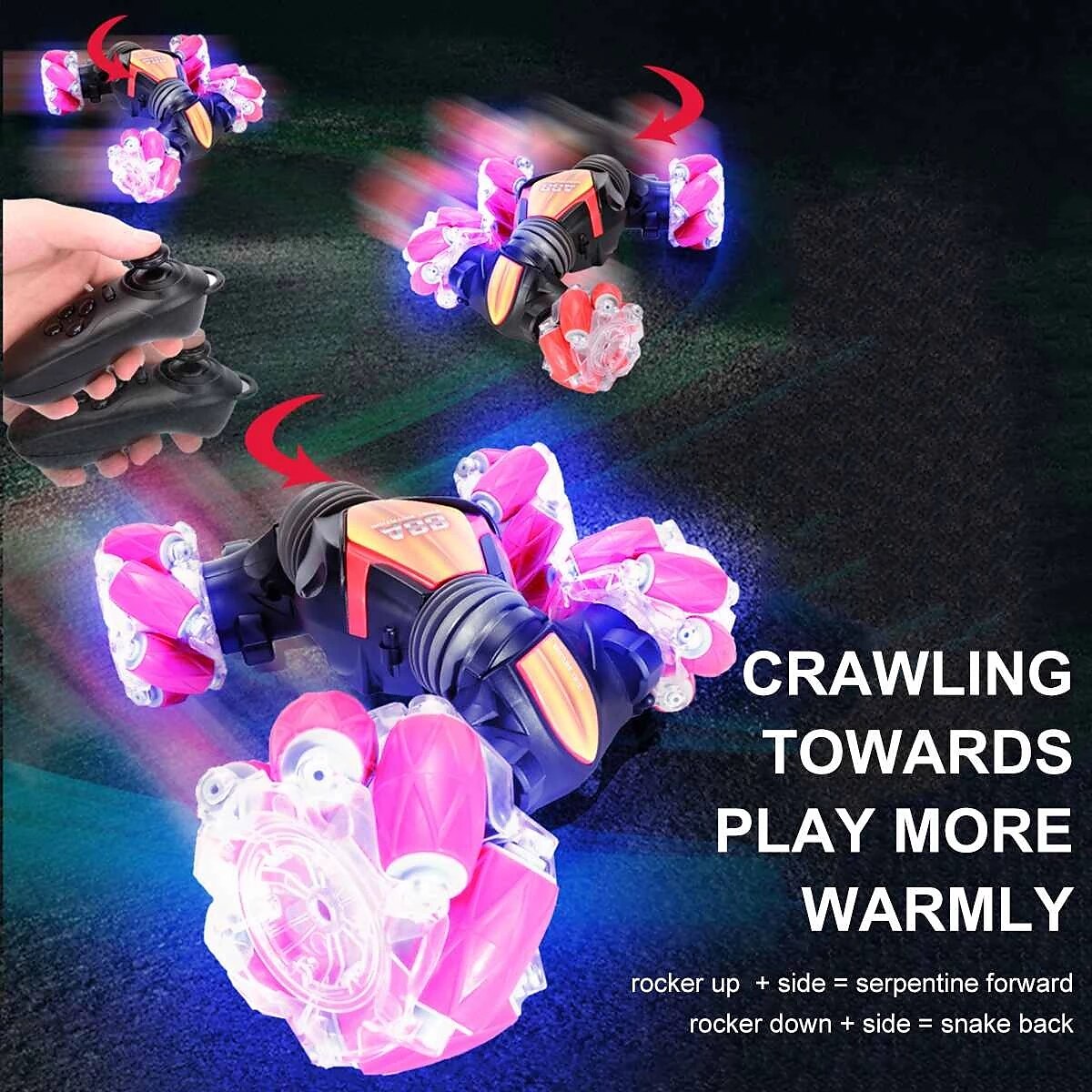 2.4G 4WD Gesture Sensing Car Remote Control Stunt Car 360 All-Round Drift Twisting Off-Road Dancing Vehicle Kids Toys W/ Lights 2025 - $32.99 –P1