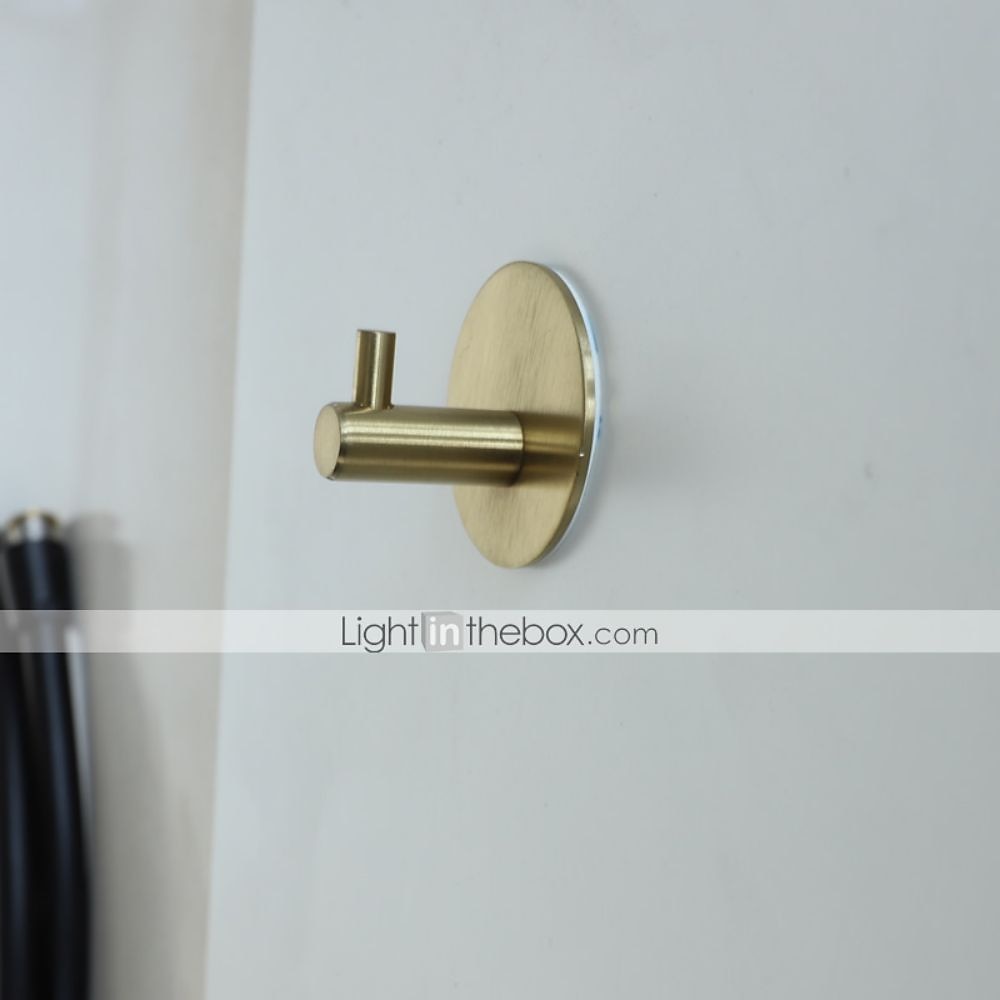 Toilet Paper Holder & 2Wall Hooks Sets Self Adhesive Wall Mount Stainless Steel Bathroom Accessories(Black/Golden/Silvery) 2025 - $12.99 –P4