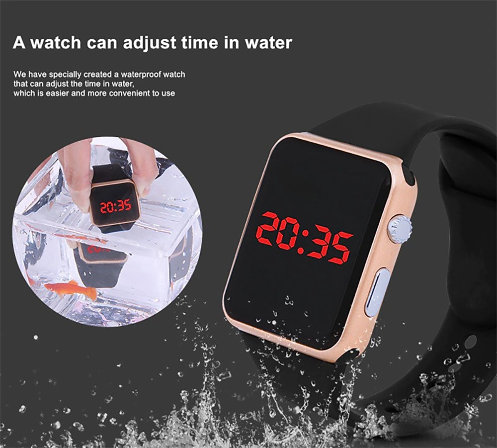 Mother's Day Gift for Women Men Digital Watch Wrist Watch Waterproof Noctilucent Silicone Watch 2026 - $17.99 –P5