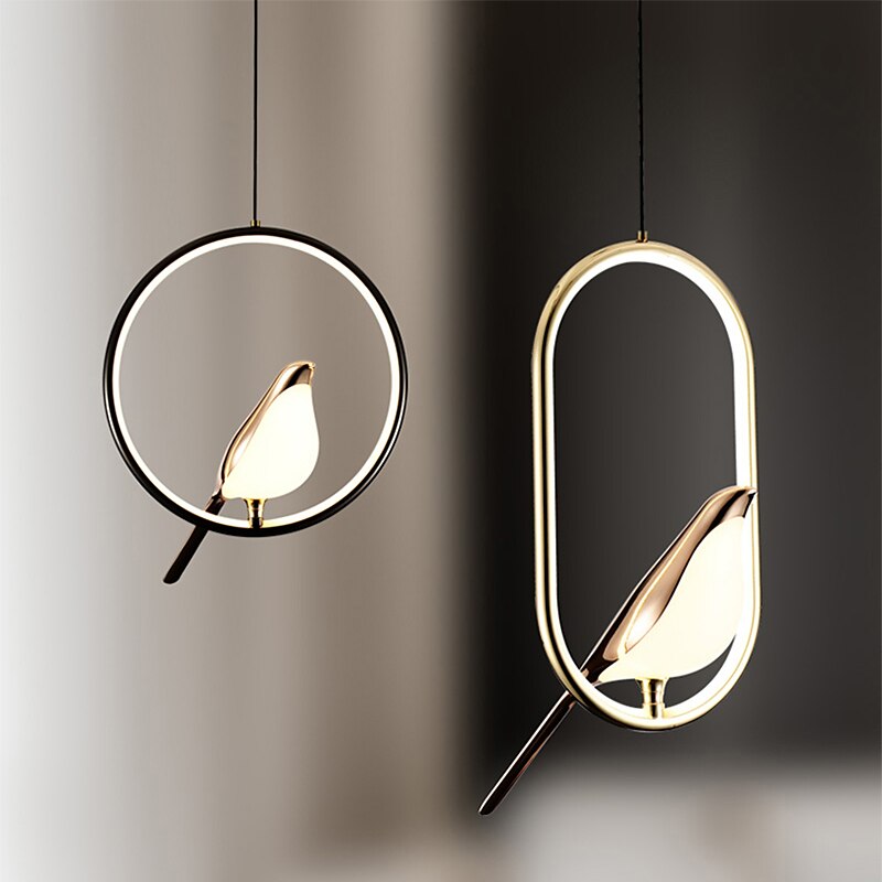 Lámpara colgante diseño simple 17cm aluminio led estilo nordico 85-265v 2025 - $229.99 –P11