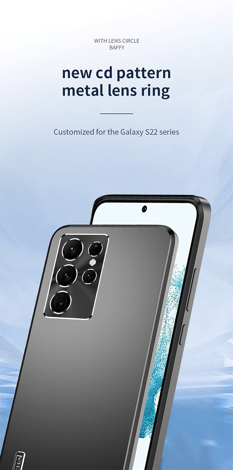 Чехол для телефона для Samsung Galaxy S23 S22 S21 Plus Ultra задняя крышка матовая полный защитный чехол пылезащитный однотонный TPU PC металл 2025 - $21.99 –P2