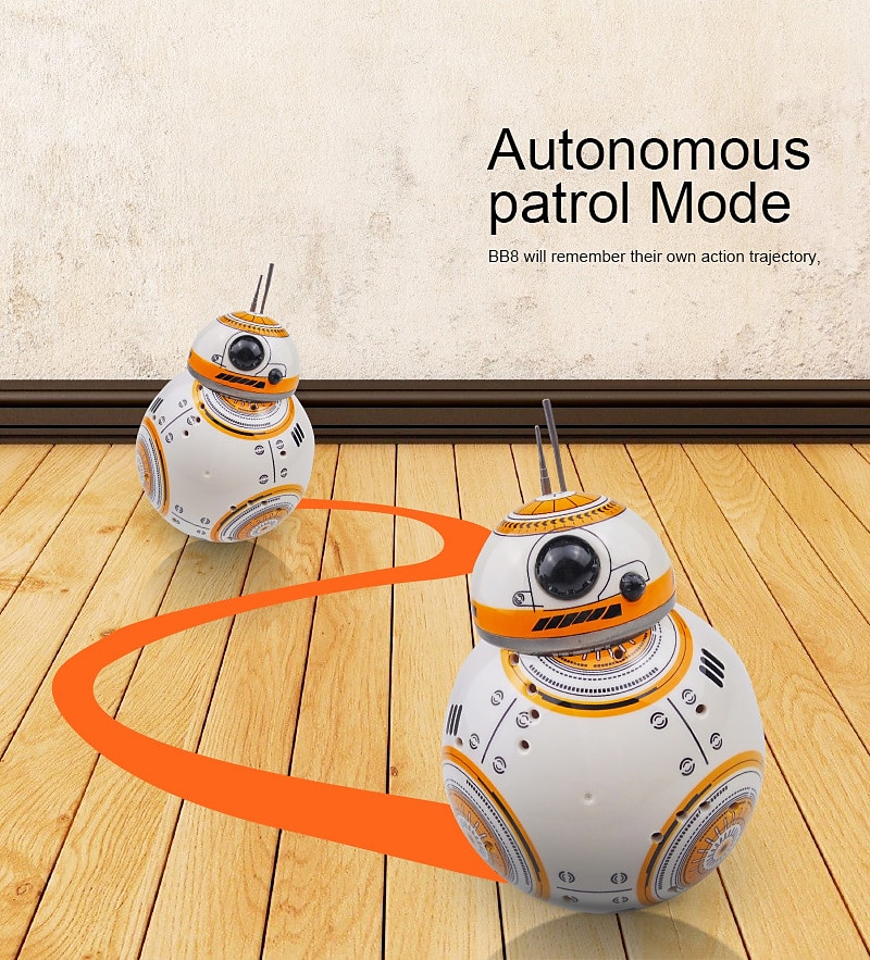 BB-8 мяч RC робот BB8 фигурка BB 8 робот-дроид 2,4g пульт дистанционного управления умный робот BB8 модель детская игрушка в подарок 2025 - $107.99 –P11
