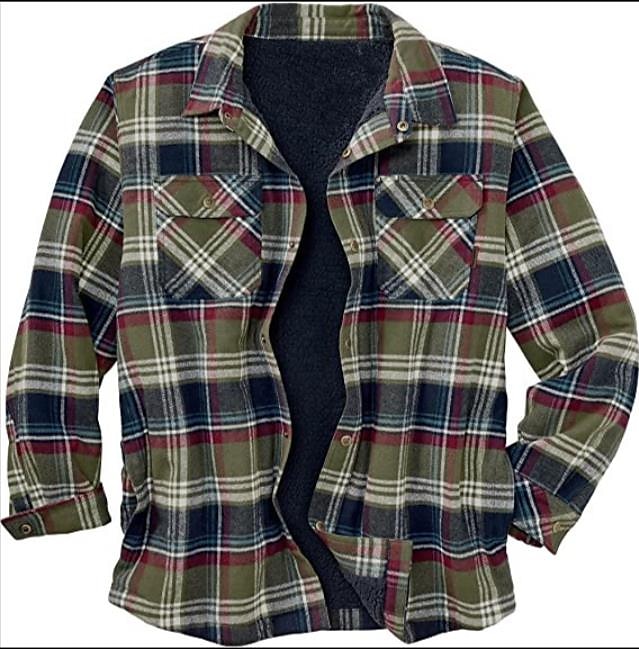 Per uomo Plaid Camicia di flanella Sopracamicia Manica Lunga Camicia Collo ripiegato Streetwear Quotidiano Stampa Giallo Chiaro Vinaccia Rosso+Grigio+Nero Nero + grigio scuro + blu navy Blu Bottonato del 2025 a $9.59 –P2