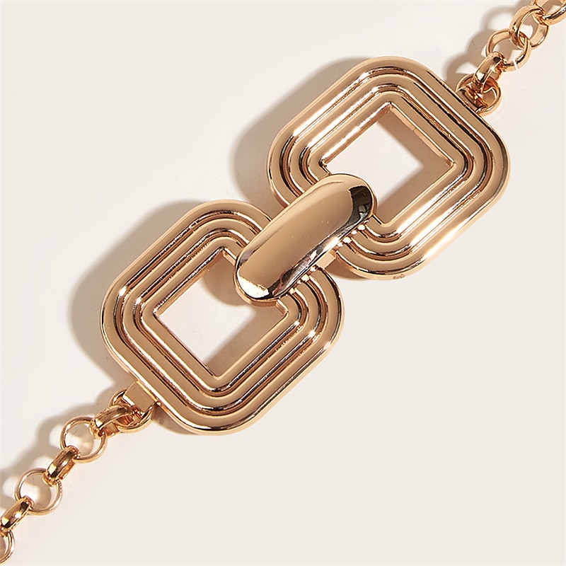 Women's Belt Metal Alloy Champagne Gold Chain Outdoor Dailywear Daily Holiday Pure Color / Spring / Summer / Fall / Winter 2025 - $9.49 –P6