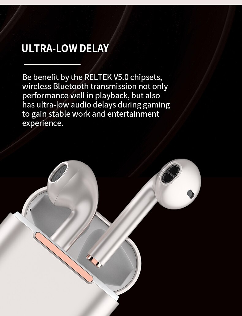 J18 TWS True Wireless Bluetooth Headphones With Microphone Earphones Gaming Headset Sport Earbuds For Android iOS Smartphones 2025 - $26.99 –P3