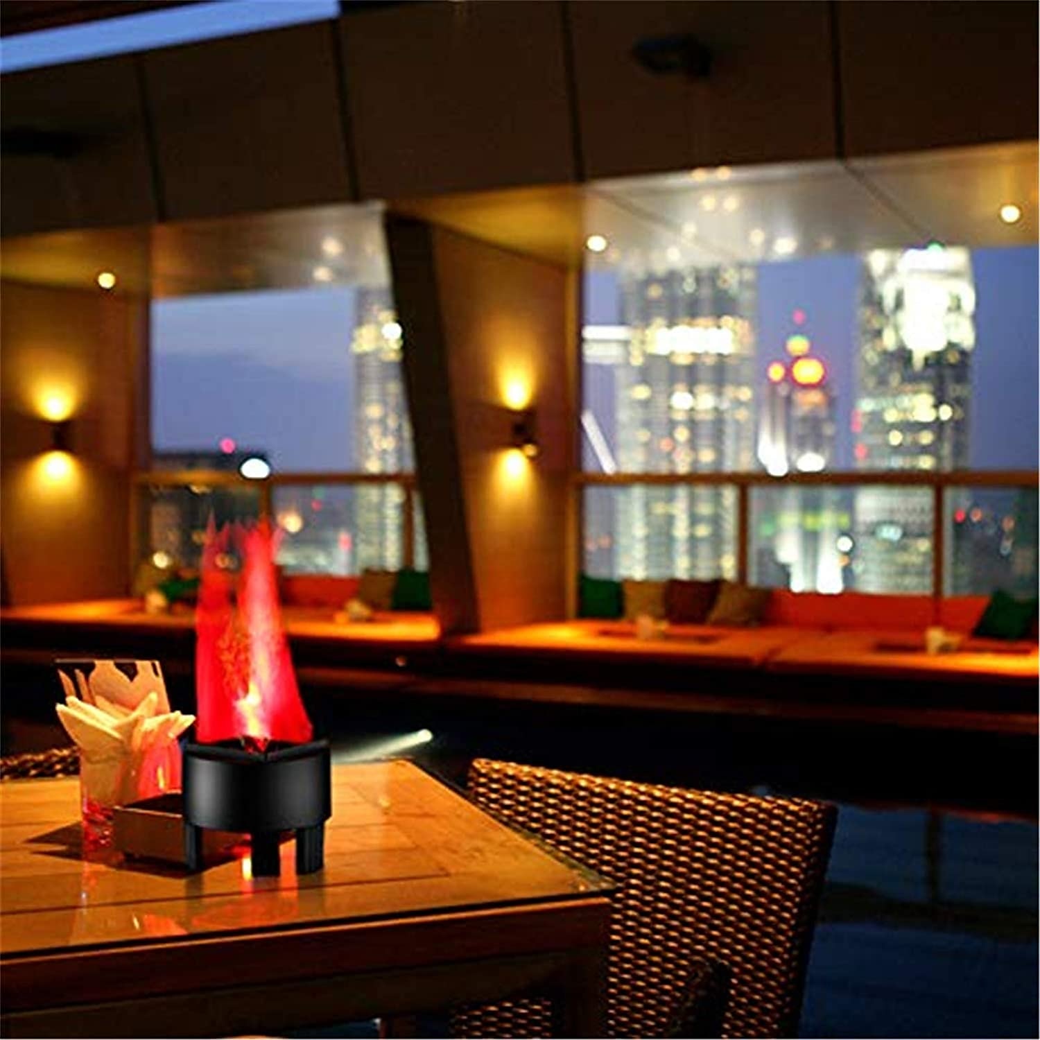 lumières d'halloween led faux feu flamme lumière 3d vacillant feu flamme flamme électronique veilleuse prop lampe à flamme simulée prop pour halloween décoration de fête à l'intérieur de noël nous de 2025 ? $19.49 –P3