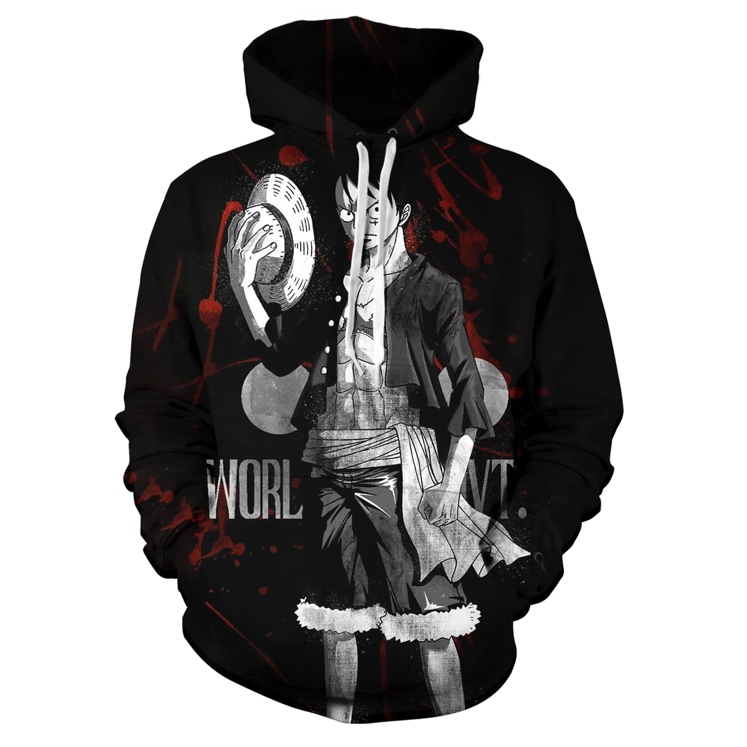 One Piece Film: Rood Portgas D. Ace Trui met capuchon Cartoon Manga Anime 3D Voorvak Grafisch Voor Voor Stel Voor heren Dames Volwassenen 3D afdrukken 2025 - $33.99 –P9