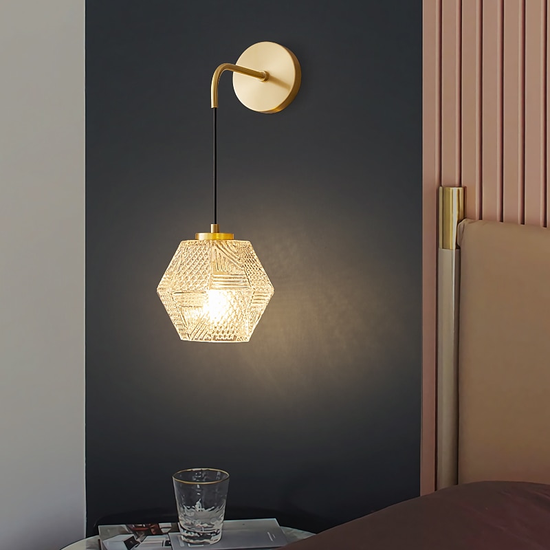Luzes de parede interior estilo nórdico moderno interior sala de estar quarto luz de parede de cobre 220-240v de 2025 por $205.69 –P9