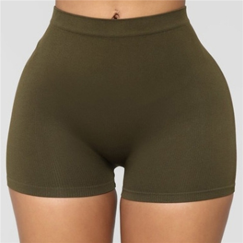 Femmes Shorts de gym Shorts de yoga Shorts de motard Lifting des fesses Contrôle du ventre Taille haute Entraînement en salle Course Fitness Bas Couleur Unie Noir Blanche Vert Véronèse Spandex Des de 2025 ? $7.99 –P7