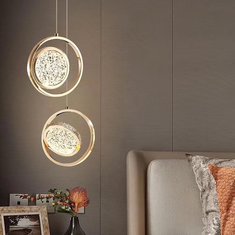 23cm led přívěsek světlo ostrov světelný kruh design kulatý design geometrické tvary přívěsek lehký kov umělecký styl vintage styl moderní styl umělecký moderní 85-265v 2025 - $135.99 –P2