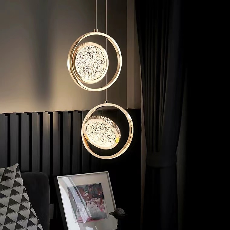 23cm led přívěsek světlo ostrov světelný kruh design kulatý design geometrické tvary přívěsek lehký kov umělecký styl vintage styl moderní styl umělecký moderní 85-265v 2025 - $135.99 –P7