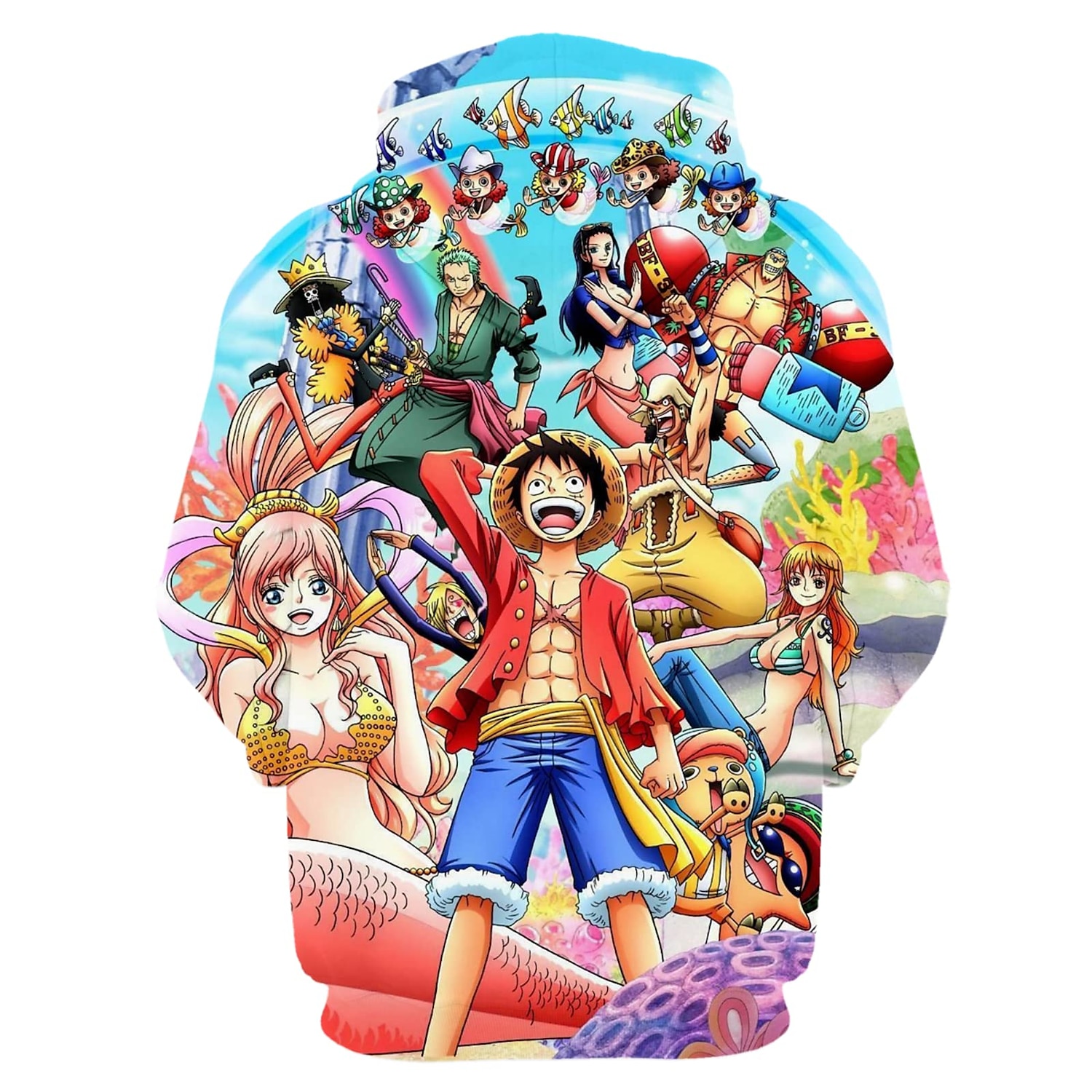 One Piece Film: Rood Portgas D. Ace Trui met capuchon Cartoon Manga Anime 3D Voorvak Grafisch Voor Voor Stel Voor heren Dames Volwassenen 3D afdrukken 2025 - $33.99 –P8