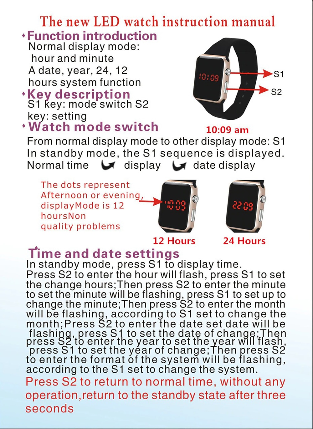 Mother's Day Gift for Women Men Digital Watch Wrist Watch Waterproof Noctilucent Silicone Watch 2026 - $17.99 –P7