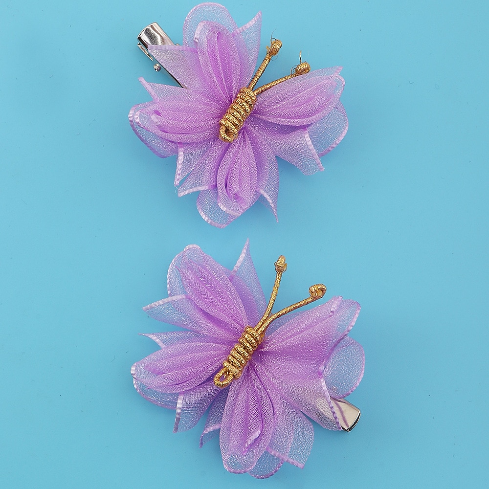 Kinder Mädchen Süß Täglich Farbblock Polyester Haarzubehör Purpur / Rosa / Gelb Einheitsgröße 2025 - $3.49 –P7