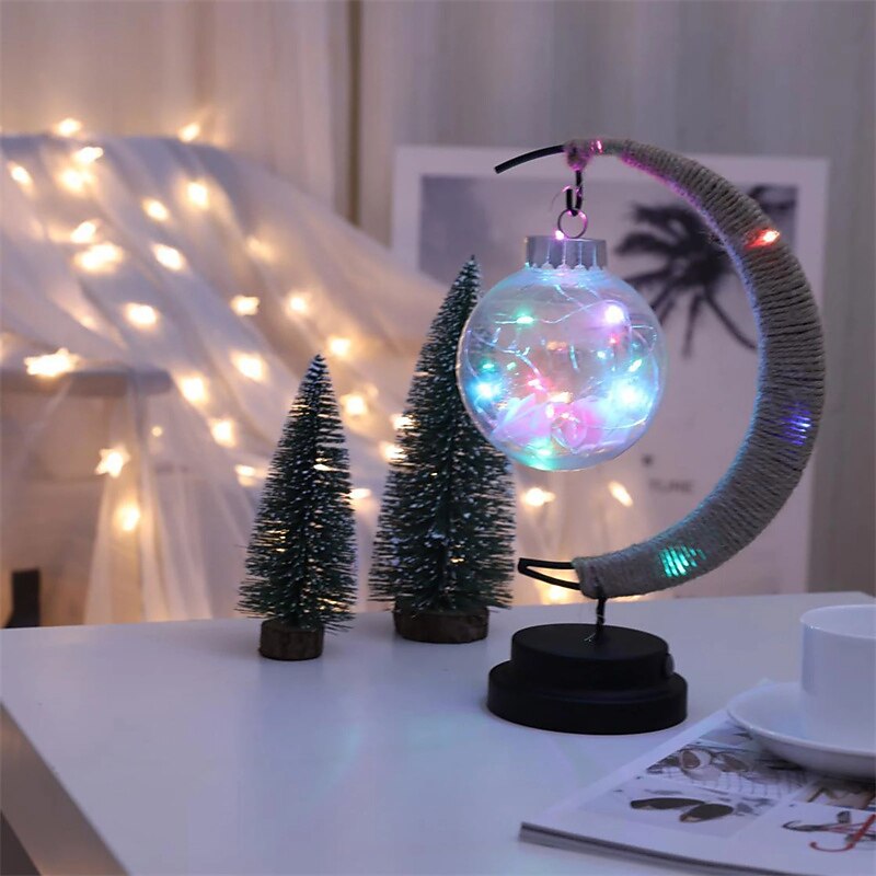 Lâmpada lunar encantada lâmpada de lua led para crianças luz noturna lâmpada de galáxia pendurada lâmpada de lua lua mágica presente de lembrança de luz noturna para decoração de casa (lâmpada de lua) de 2025 por $18.49 –P11