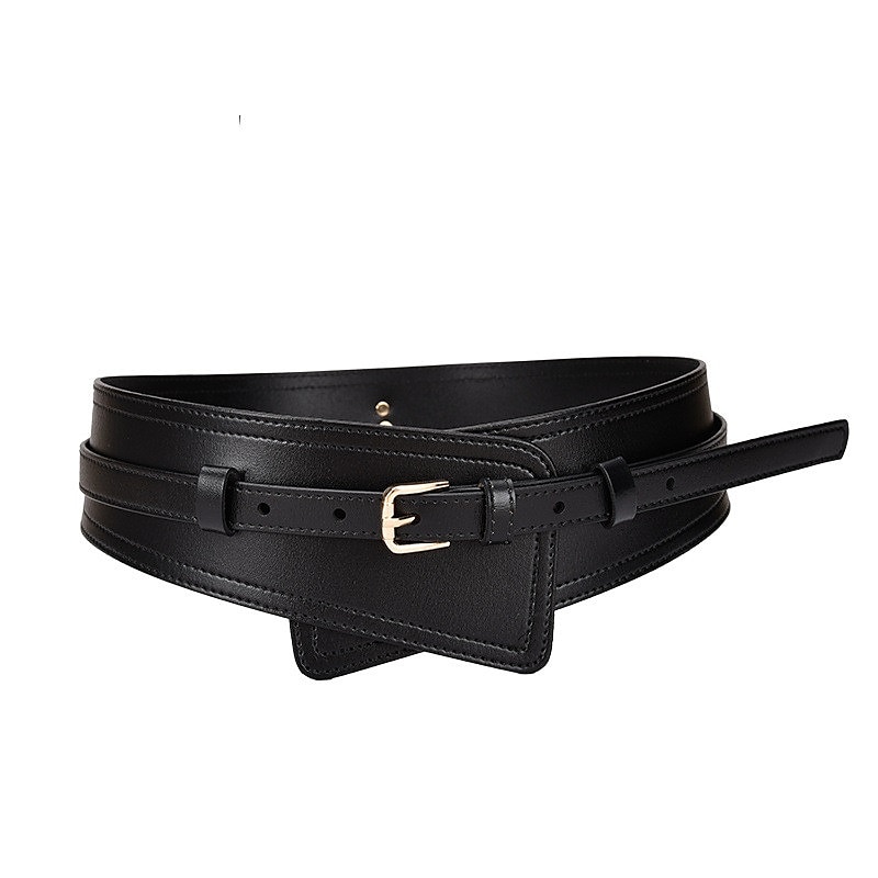Mulheres Cinto Couro Ecológico Branco Preto Camelo Cáqui Laranja Largo Ao ar livre Rua Dia a Dia Feriado Cor imaculada / Primavera / Verão / Outono / Inverno / Caqui de 2025 por $37.99 –P2