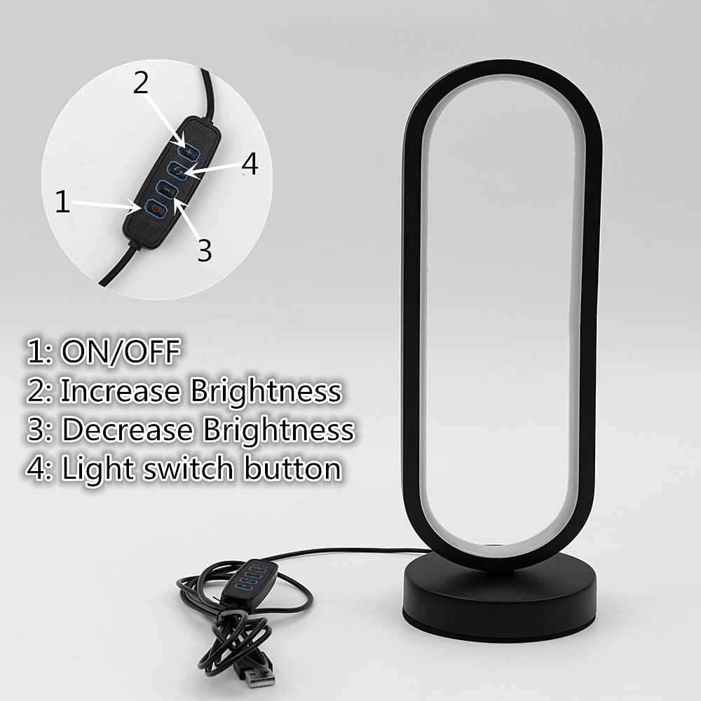 Table Lamp / Desk Lamp Modern Contemporary USB Powered For Living Room / Bedroom PVC <5V 2026 - $38.99 –P6