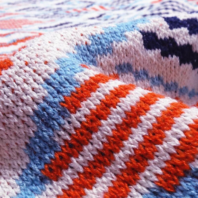kastetepper til sofa med dusk,brent oransje strikket teppe til seng, supermyk varme store plagg til hjemmet 2025 - $31.99 –P9