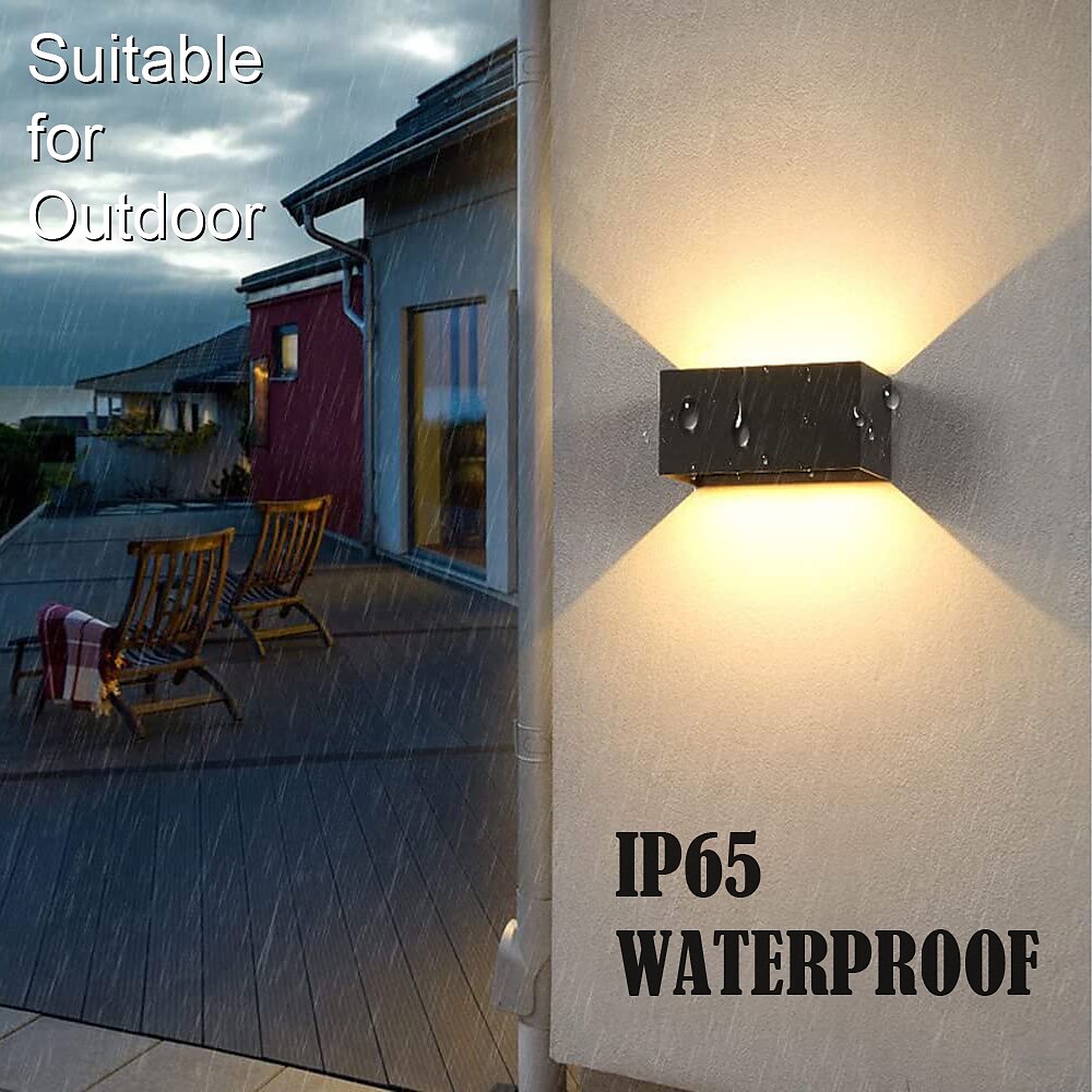 LED Outdoor/Indoor Wall Lamp 2 Heads 12W 4 Heads 20W Adjustable Beam Angle LED Porch Lamp Outdoor Lamp Applicable to House Terrace and Porch AC85-265V 2025 - $54.99 –P7