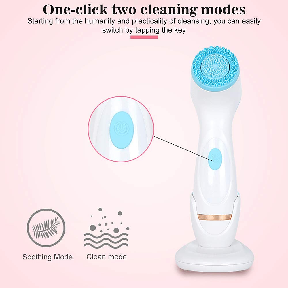 Electric Dual Mode Facial Cleansing Brush