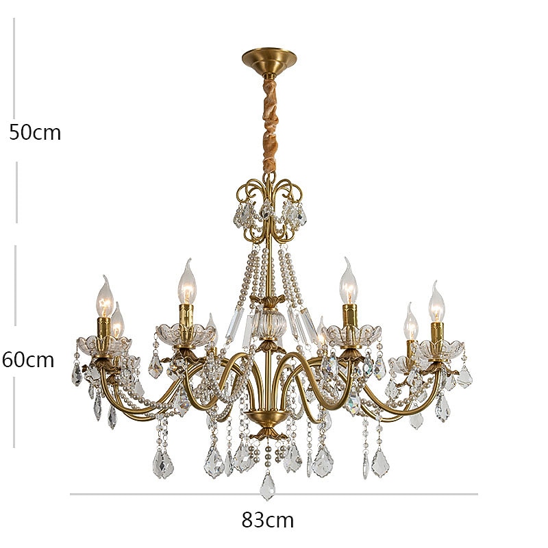 83cm einzigartiges Design Kronleuchter Kupfer Messing modern 220-240v 2026 - $907.09 –P1